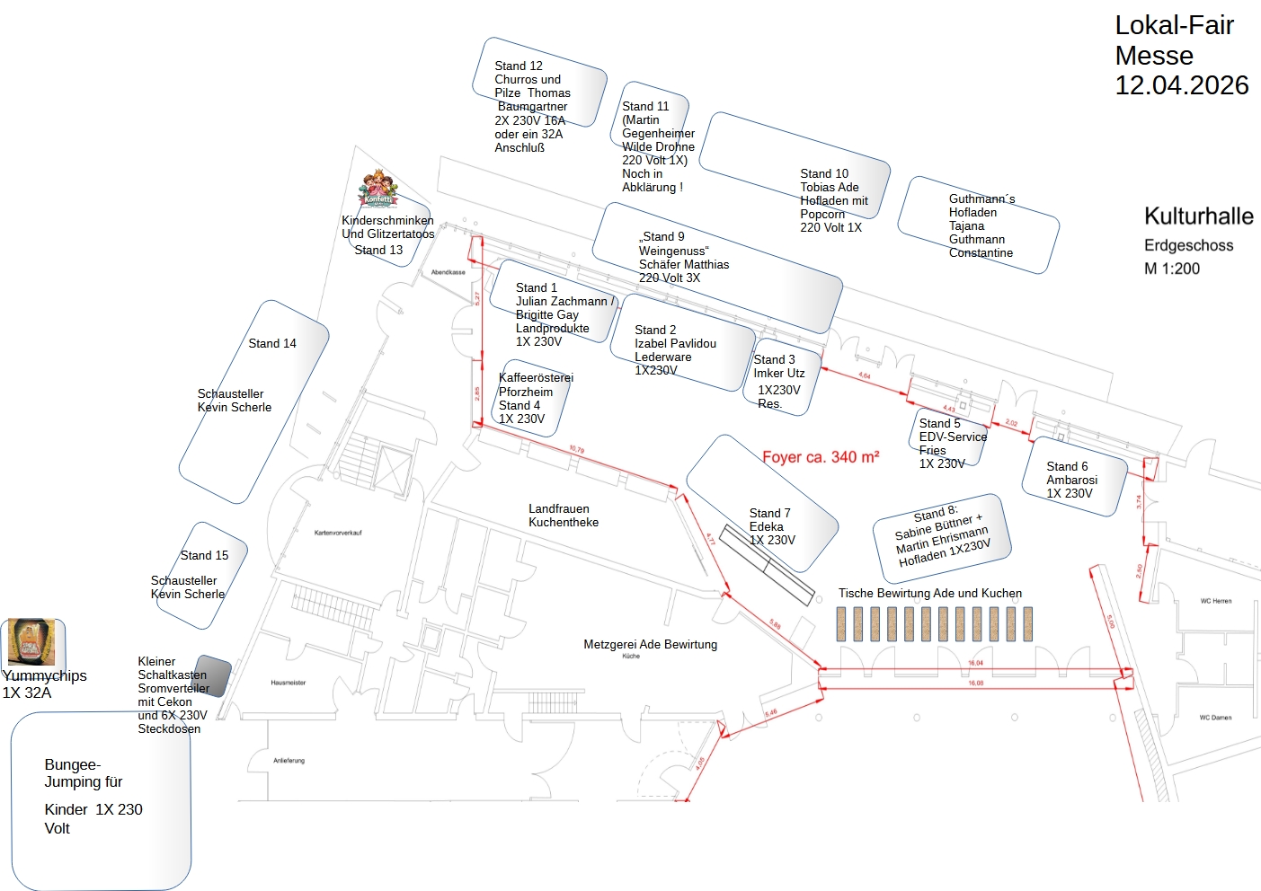 Kulturhalle Foyer St�nde Lokal Fair 2026- Mit St�nde Bild1
