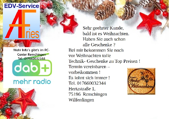 Weihnachtswerbung 15.12.25